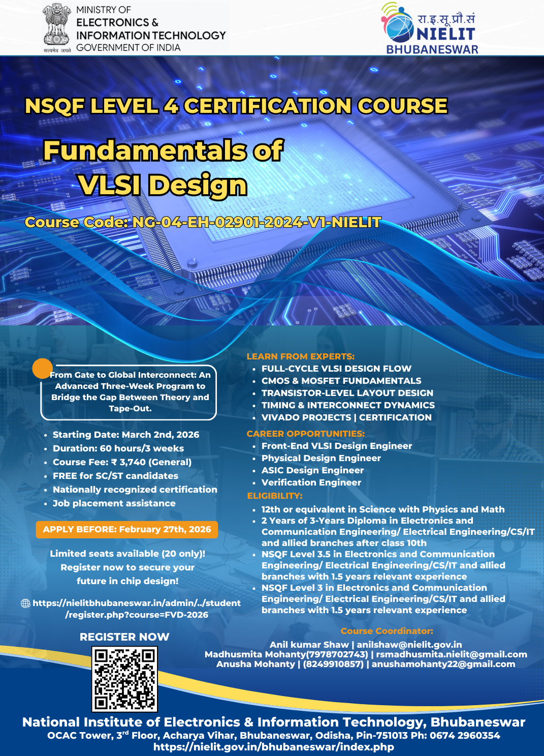 Fundamentals of VLSI Design Flyer