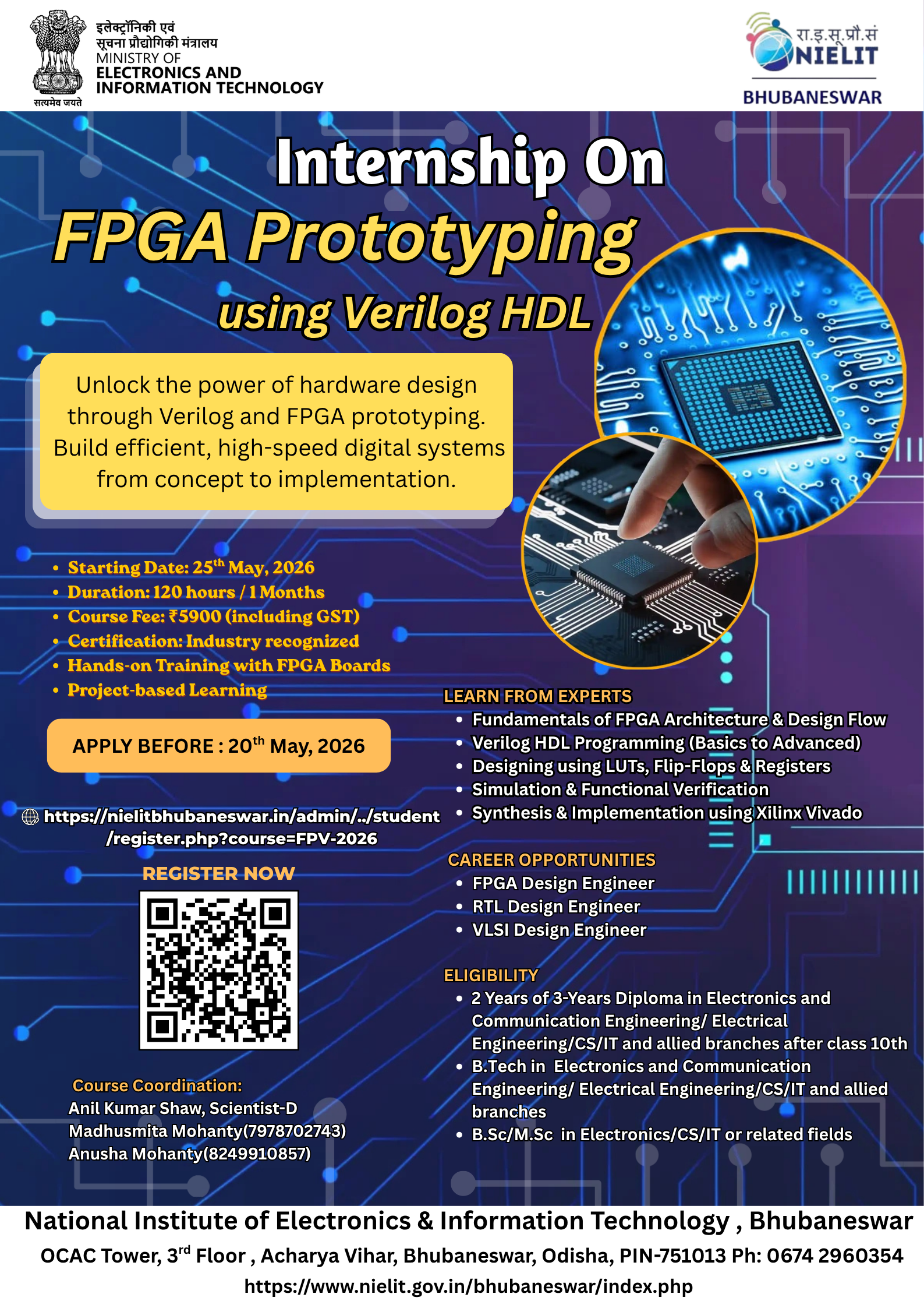 FPGA Prototyping using Verilog HDL Flyer