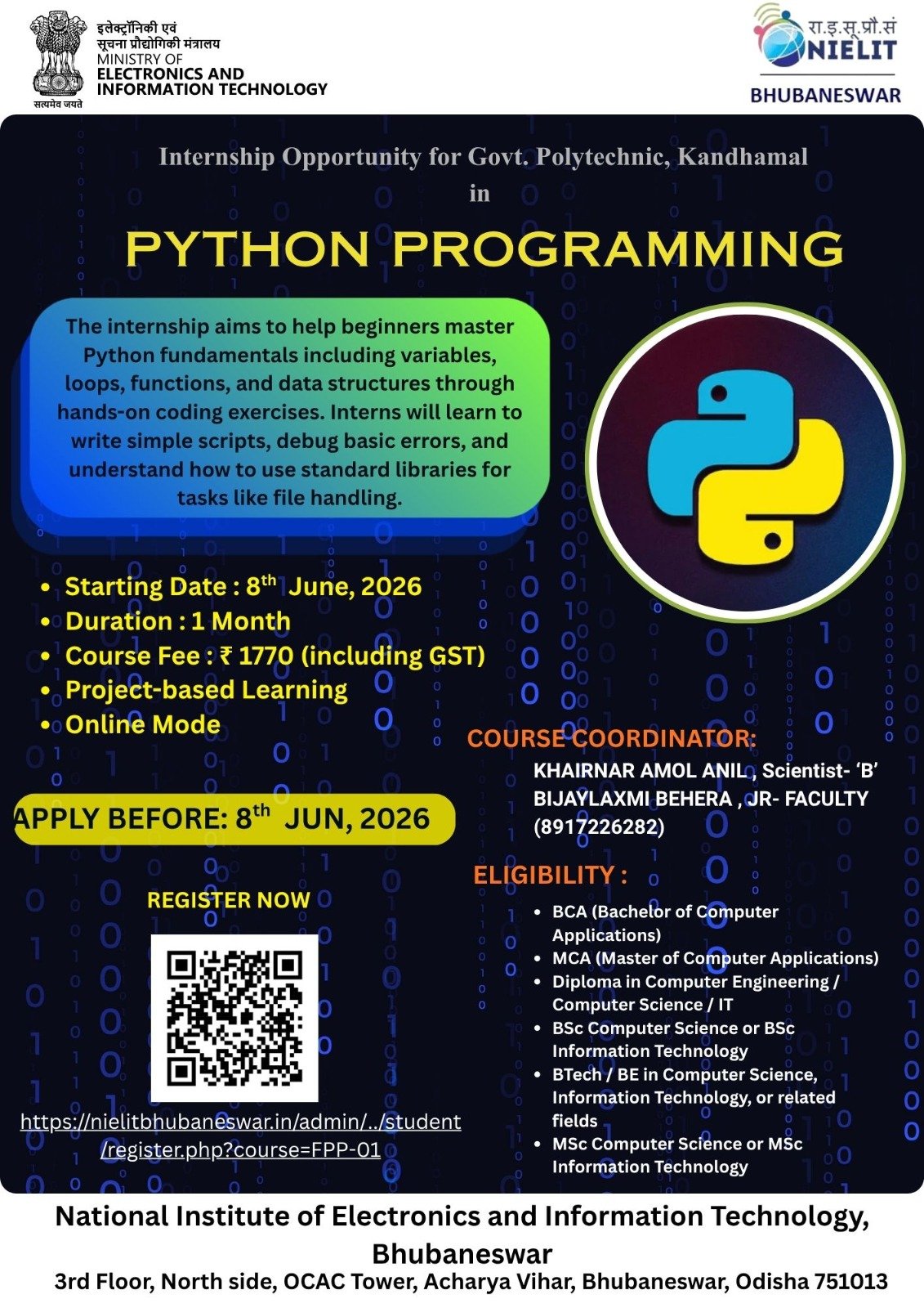  Python Programming Flyer