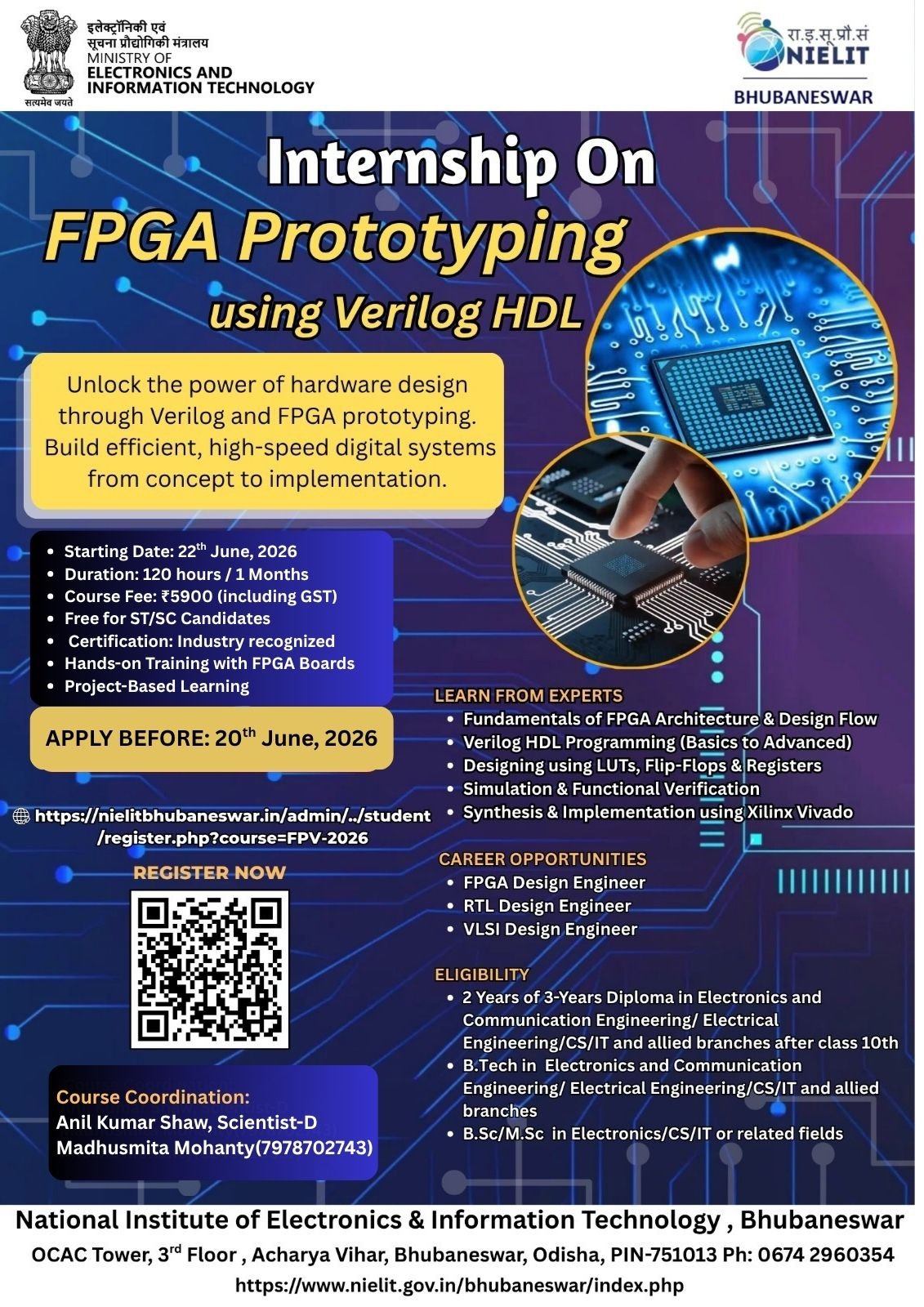 FPGA Prototyping using Verilog HDL Flyer