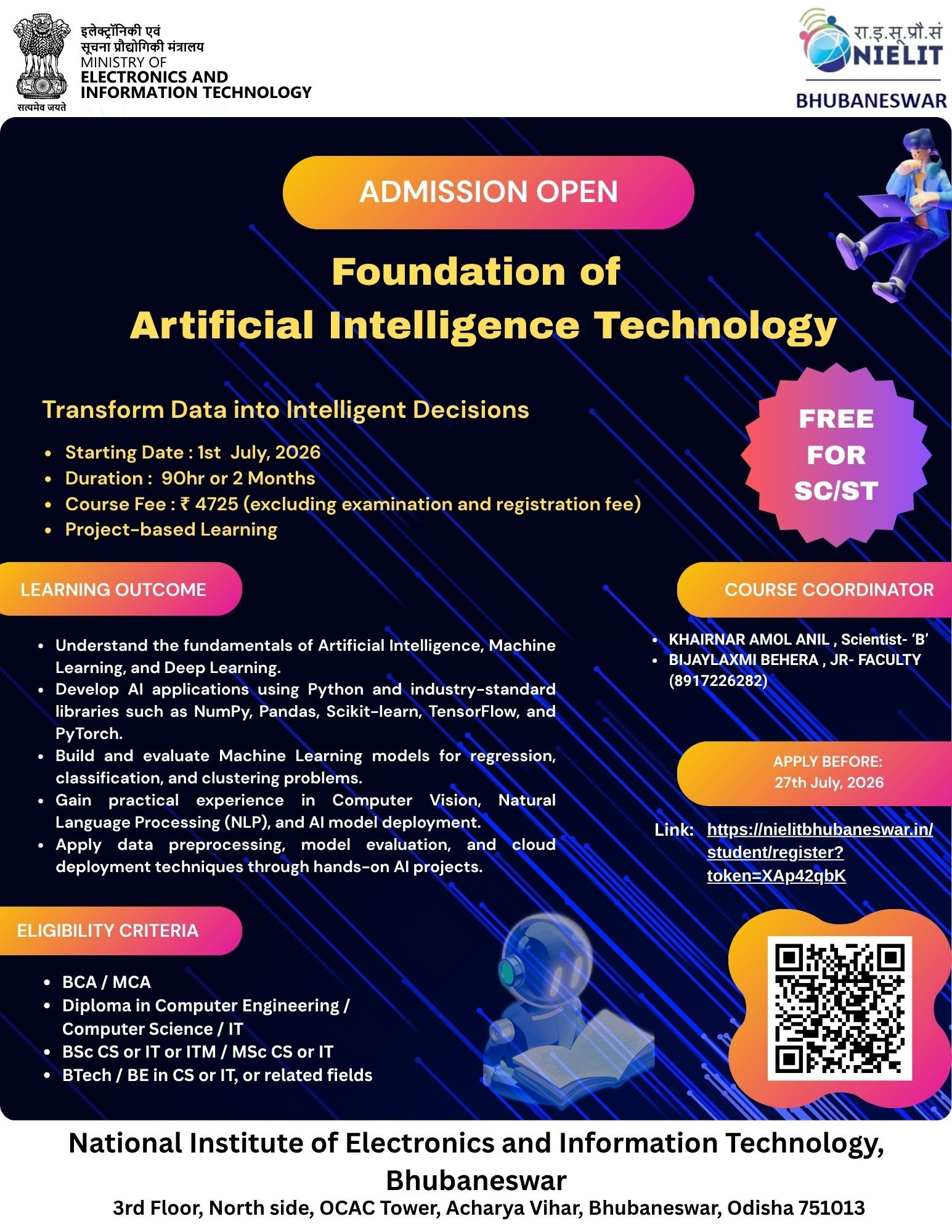 Foundation of Artificial Intelligence Technology Flyer