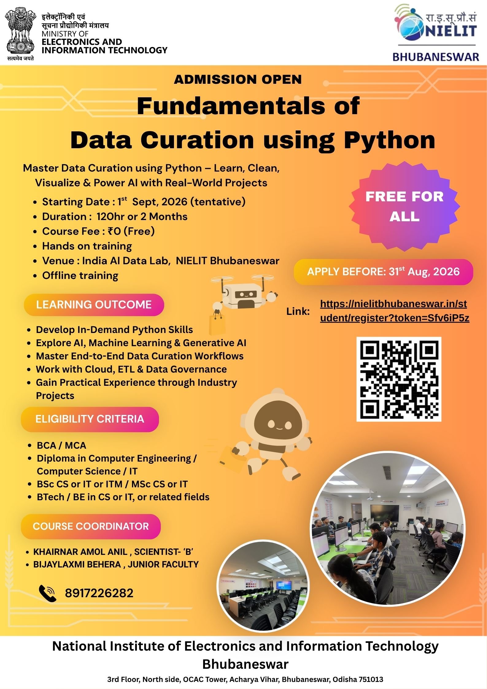 Fundamentals of Data Curation using Python Flyer